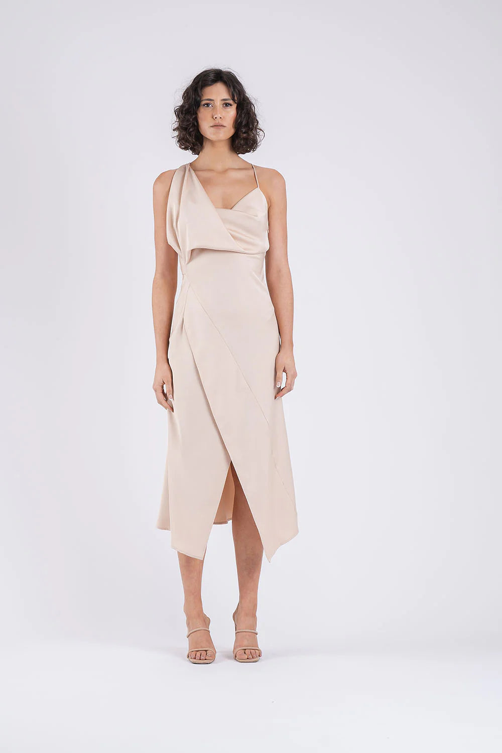 one fell swoop bridesmaid dresses One Fell Swoop Alessandra Dress in Eucalyptus – Coco & Lola main image 1