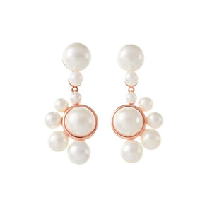 Amélie George Matilda Earrings - Rose Gold