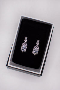 Windsor Bridal Lena Earrings, Silver