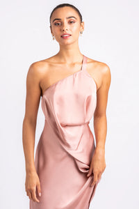 One Fell Swoop Harlequin Dress, Dusty Rose